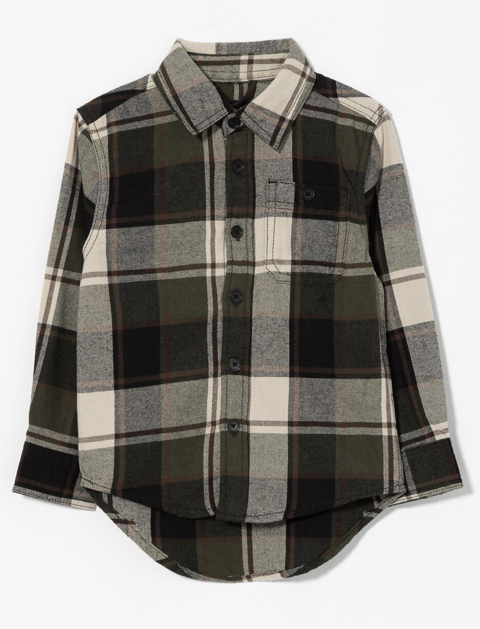 Chemise en flanelle à carreaux - petit garçon