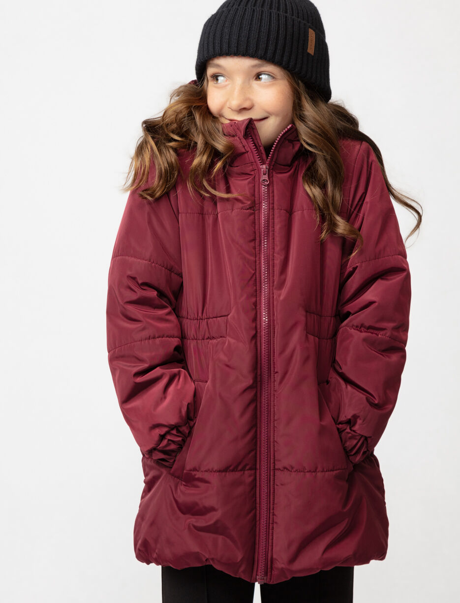 Manteau d'hiver matelass&eacute; uni