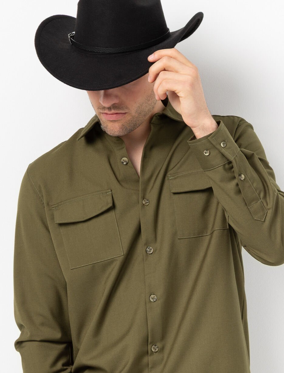Solid Long Sleeve Shirt