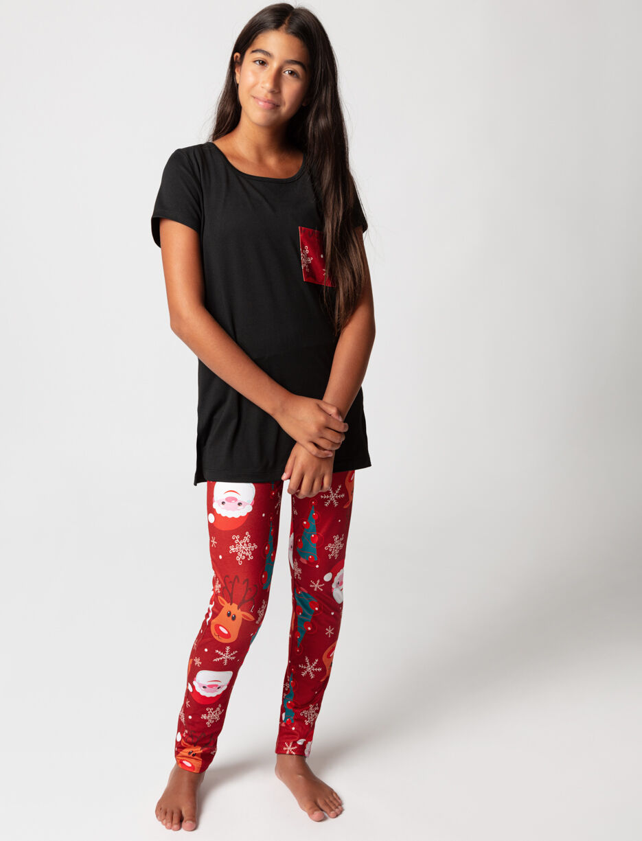 Leggings à motifs festifs