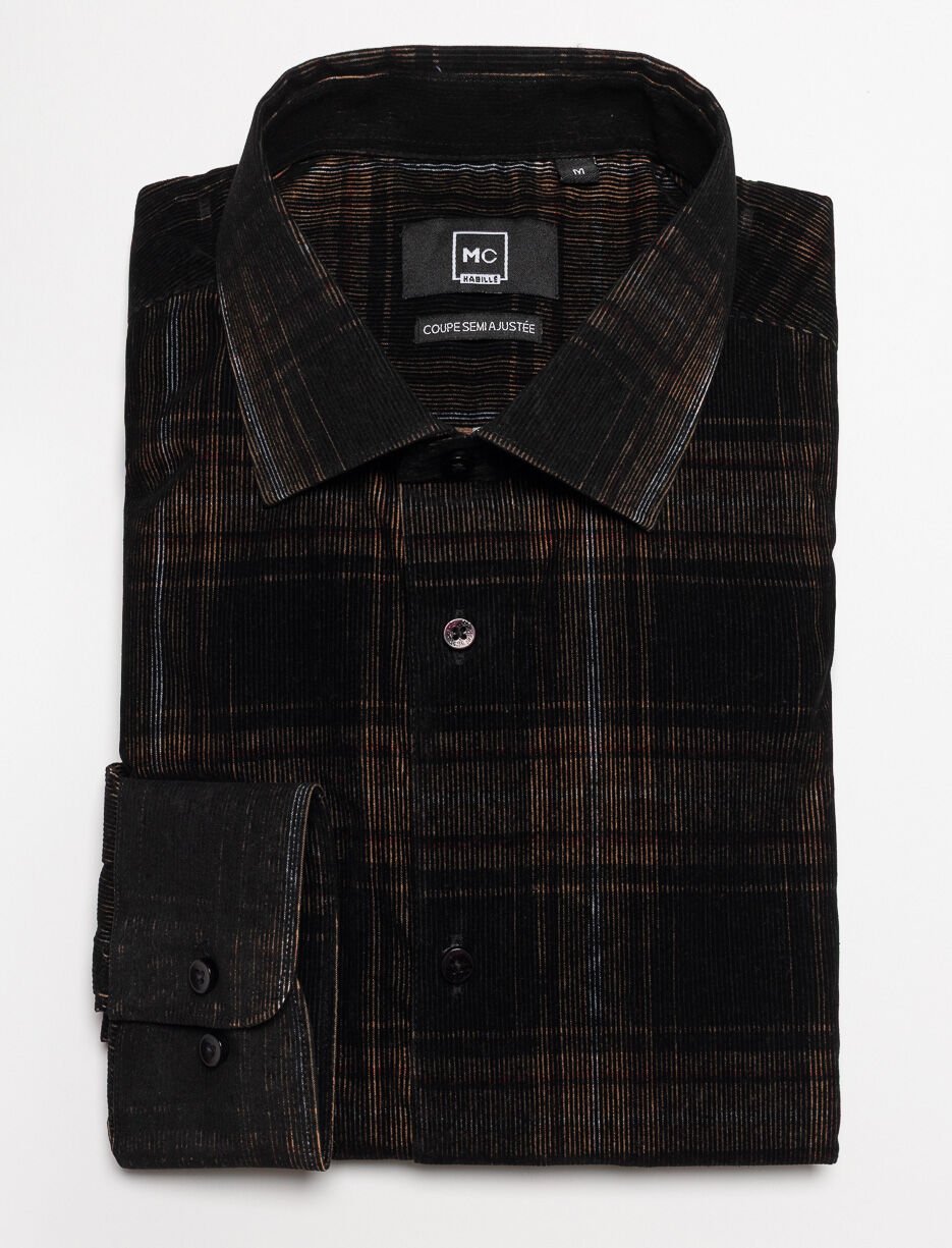 Chemise habillée à carreaux