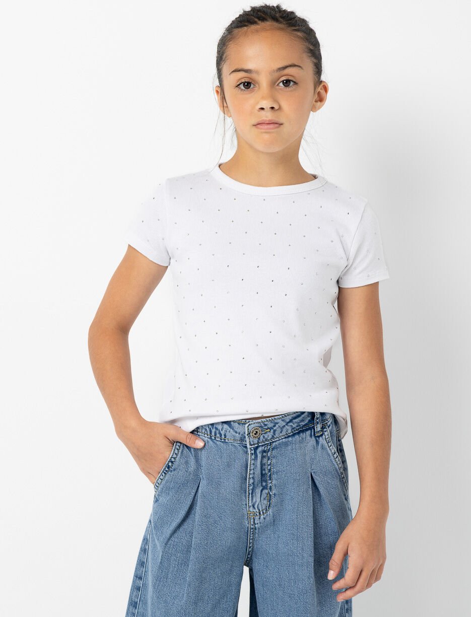 T-shirt à strass