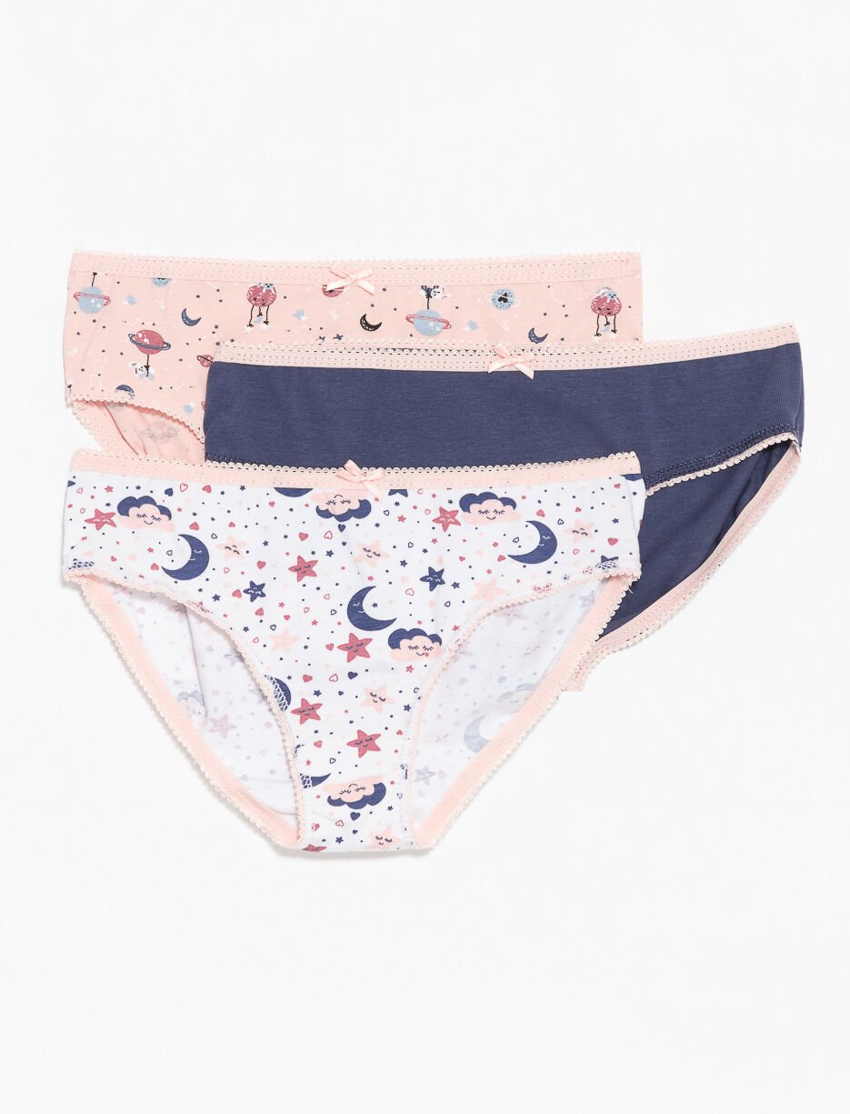 Culottes bikini imprimées - paquet de 3