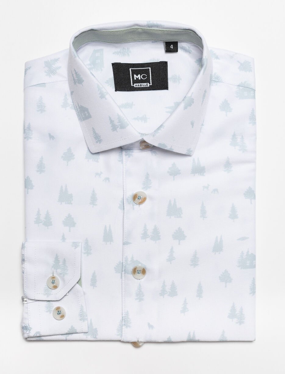 Chemise habillée à motif - petit garçon