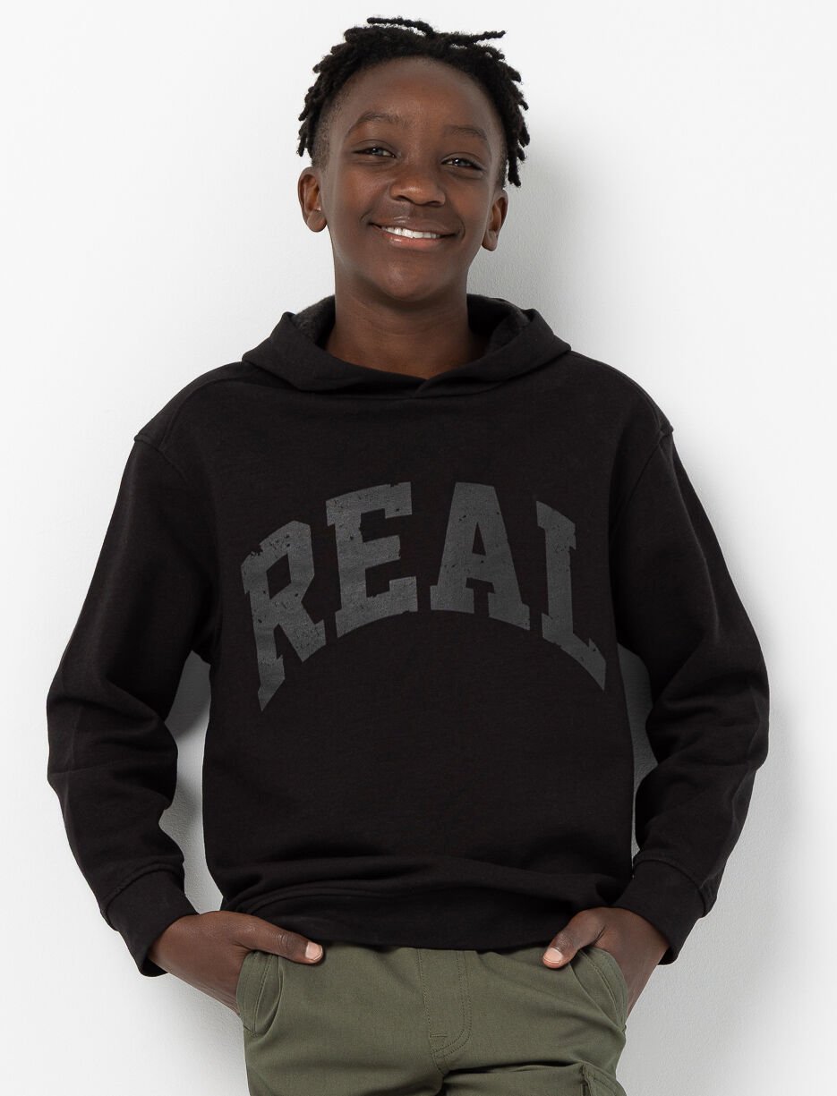 Printed Fleece Hoodie