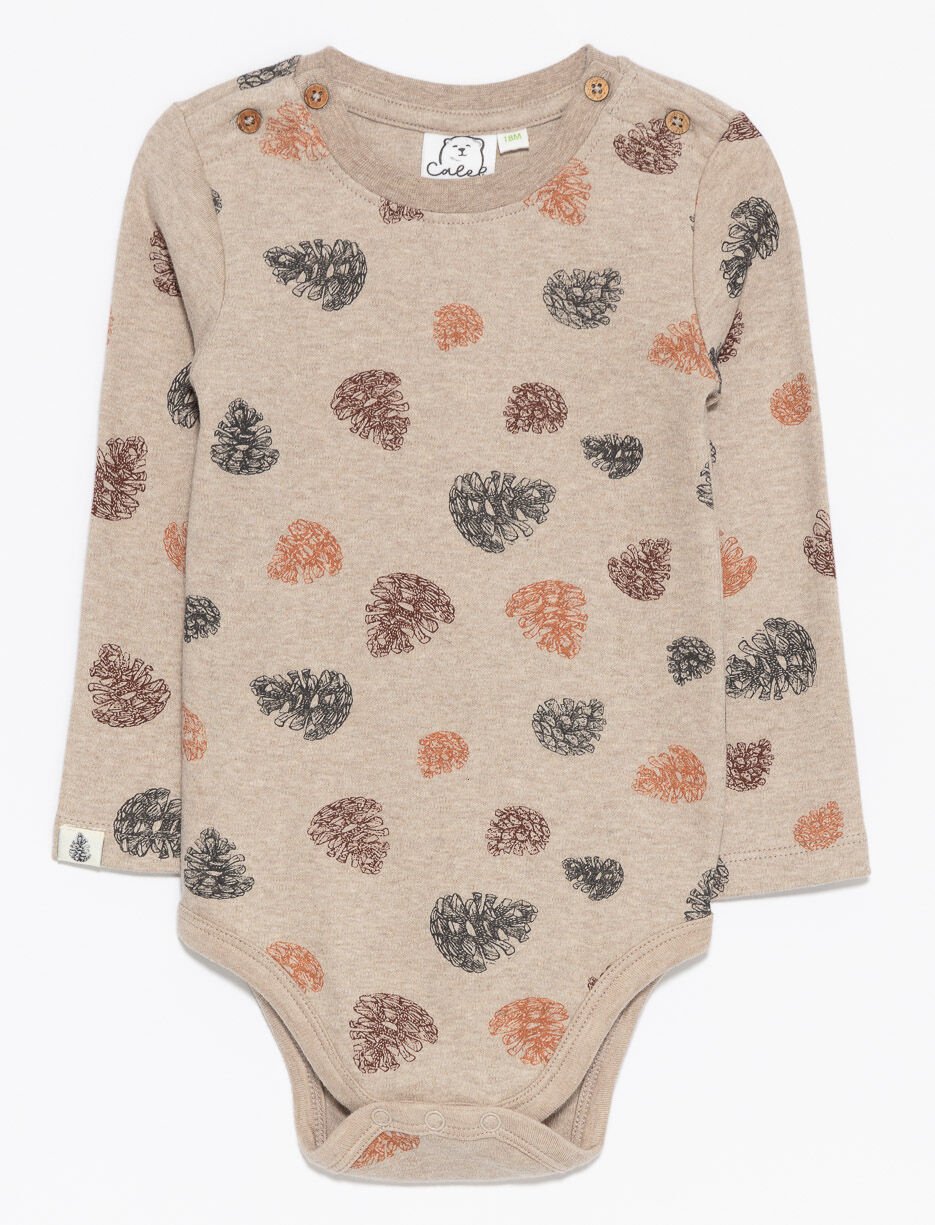 Cache-couche à motifs en coton bio