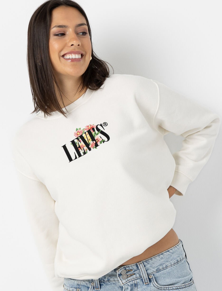 Chandail ouaté Levi's à logo fleuri