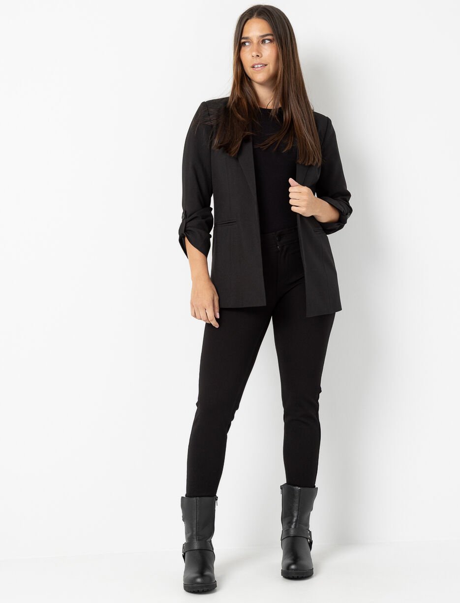 Pantalon étroit uni Pantalon étroit uni