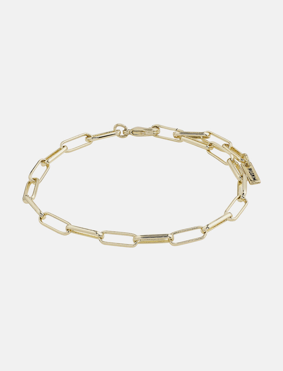 Bracelet chaîne trombone recyclée