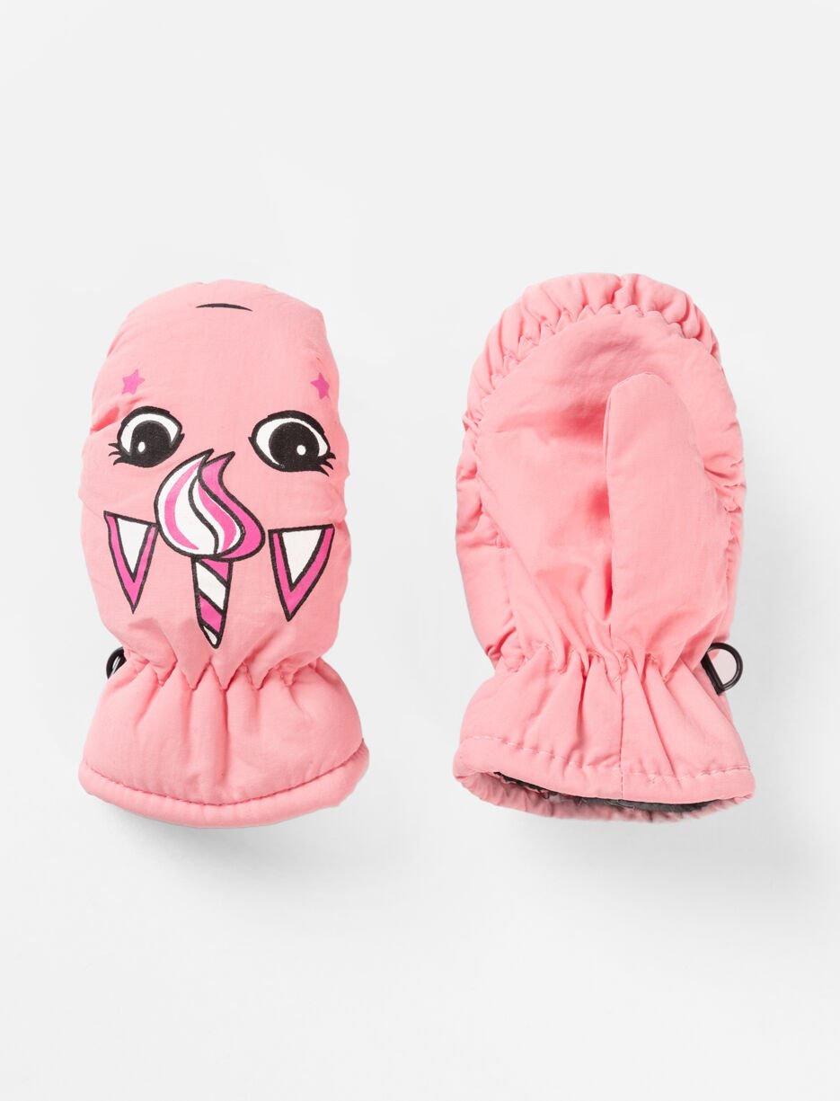 Printed Mittens - Children