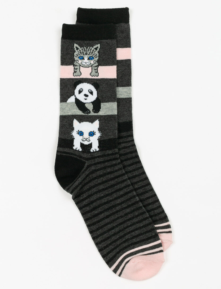 Printed Crew Socks