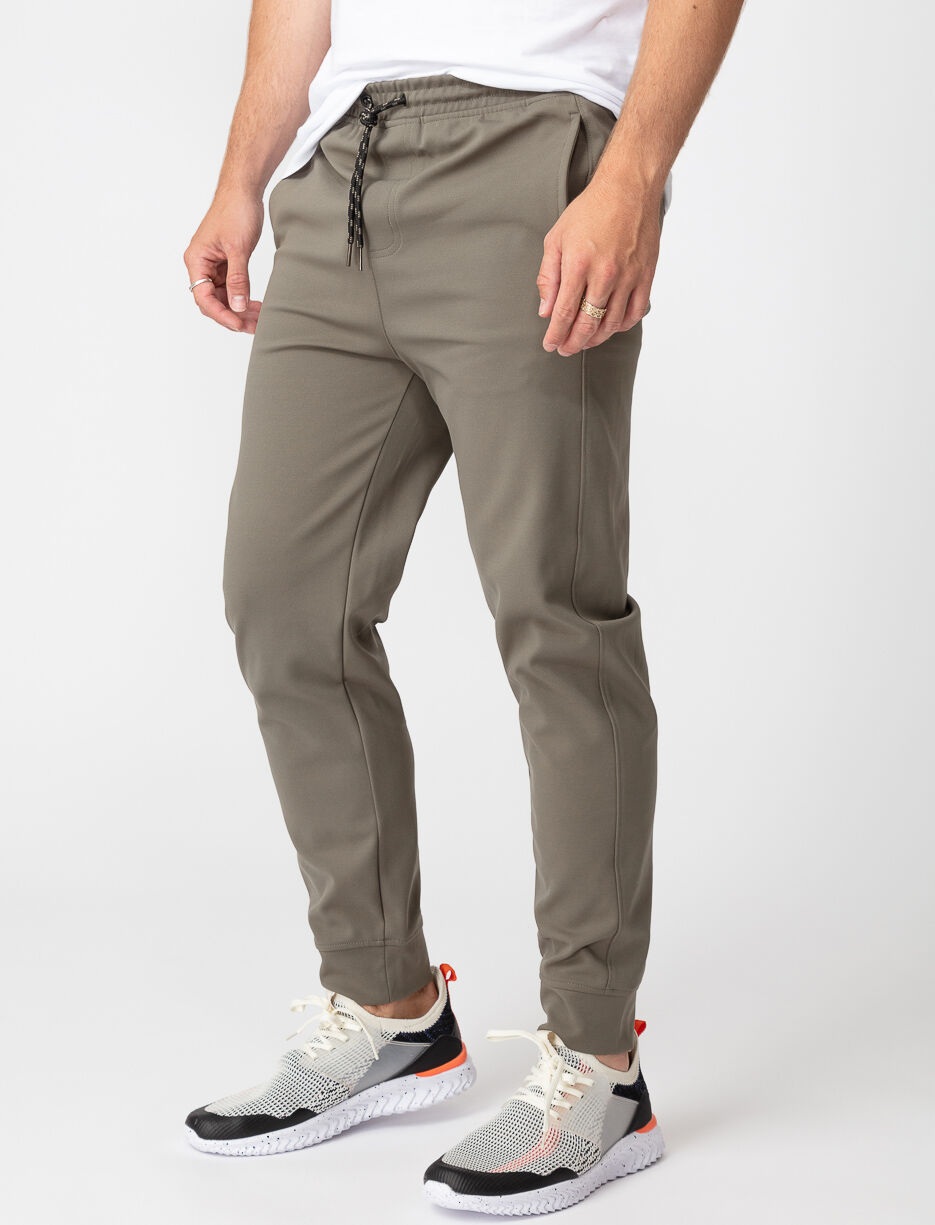 Pantalon jogger coton ouaté