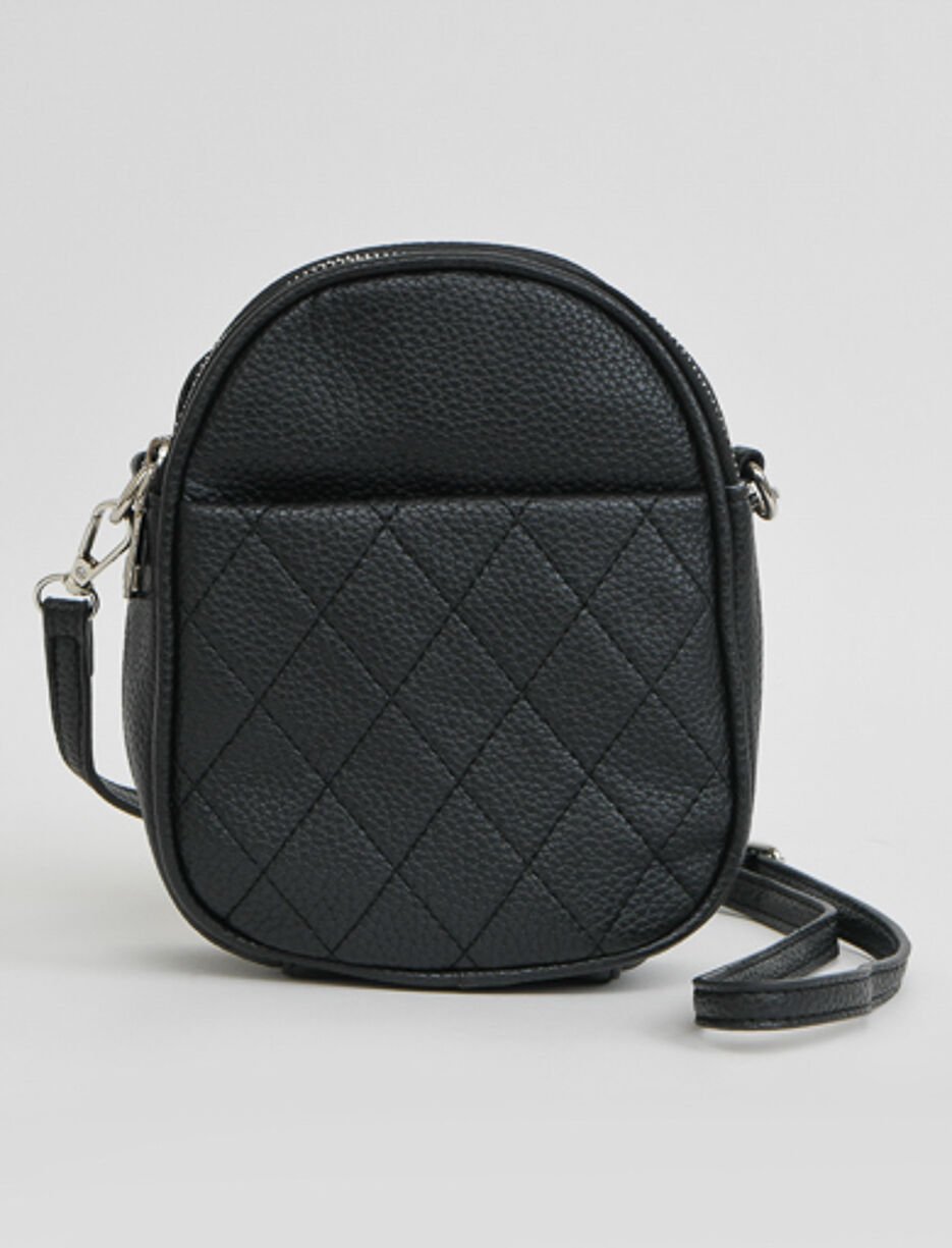 Sac en faux cuir matelassé à ganse amovible