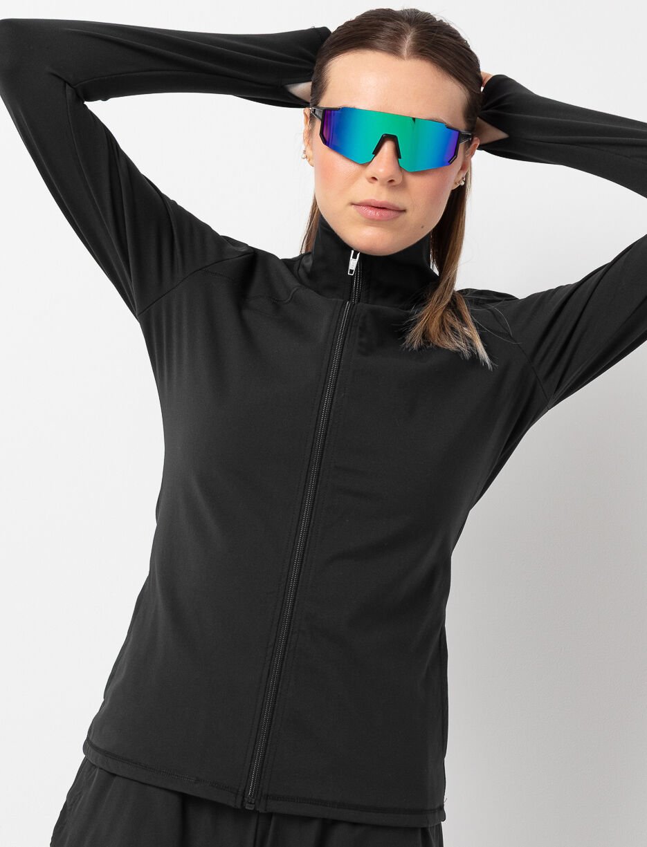 Chandail de sport zippé