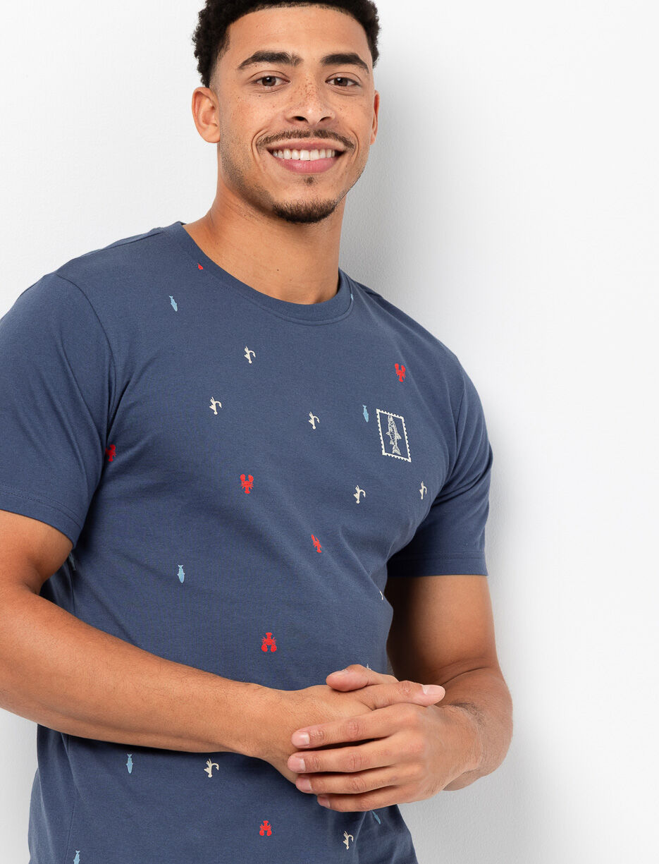 T-shirt en coton bio imprimé