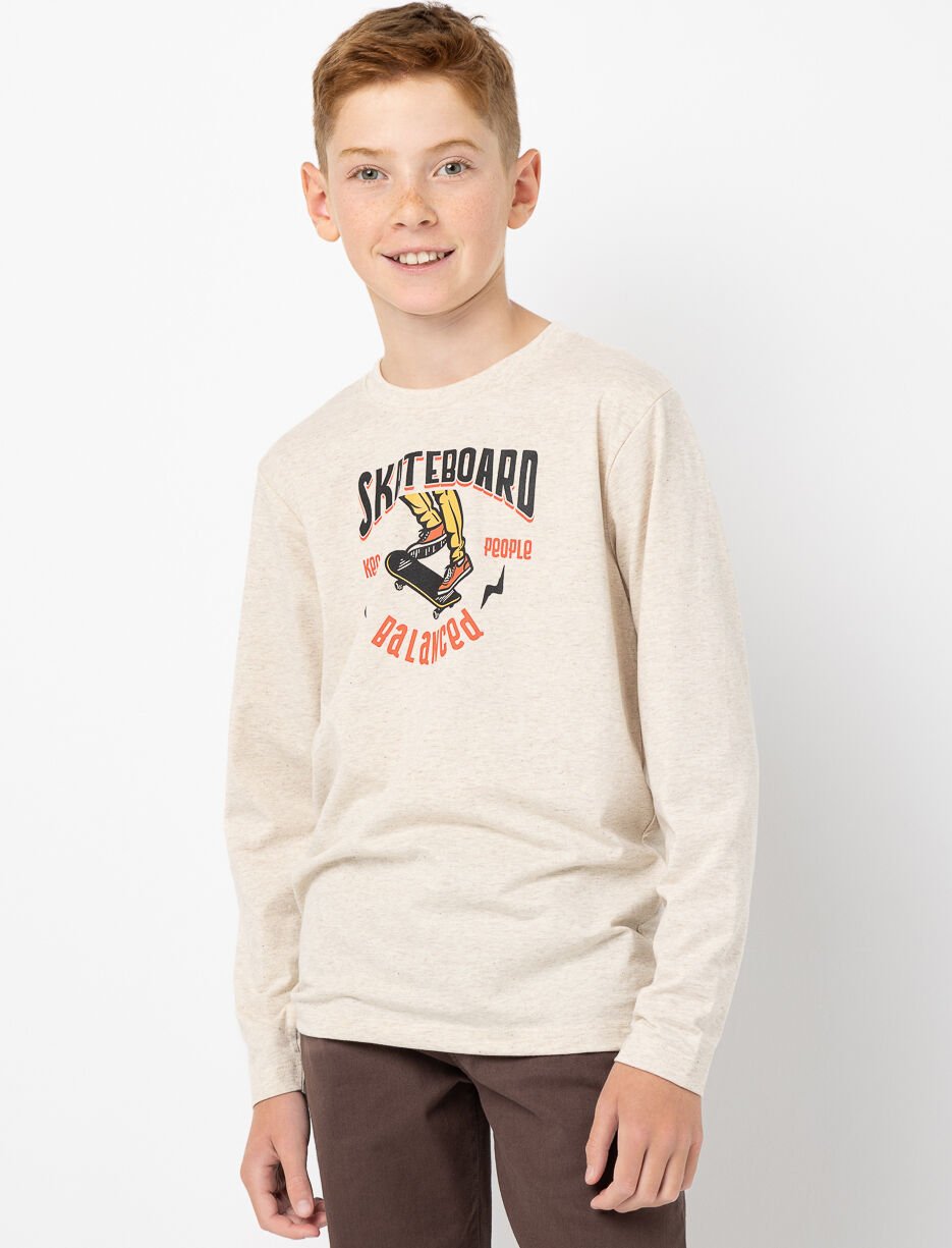 T-shirt imprimé à col rond