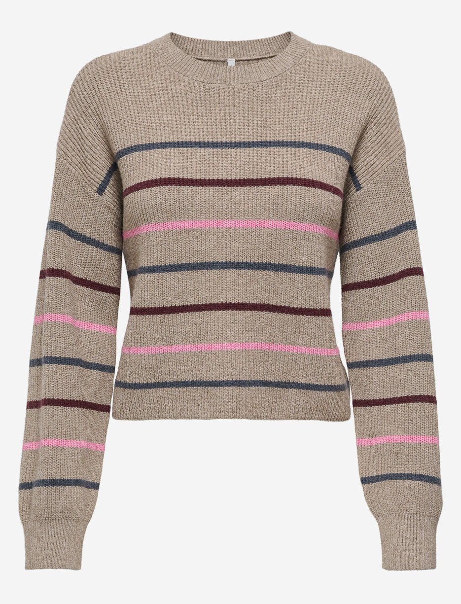 Chandail en tricot à rayures