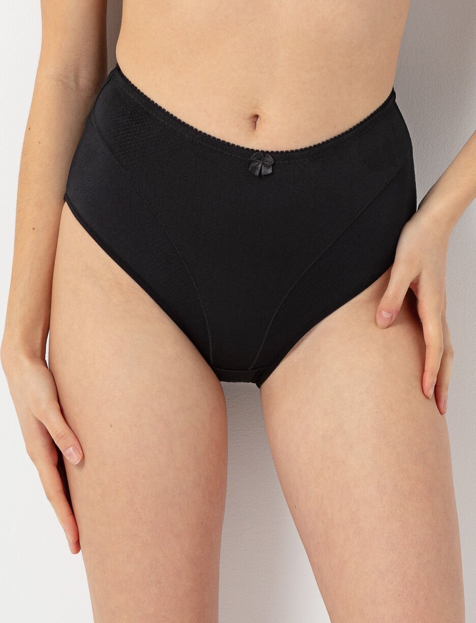 Culotte texturée taille haute