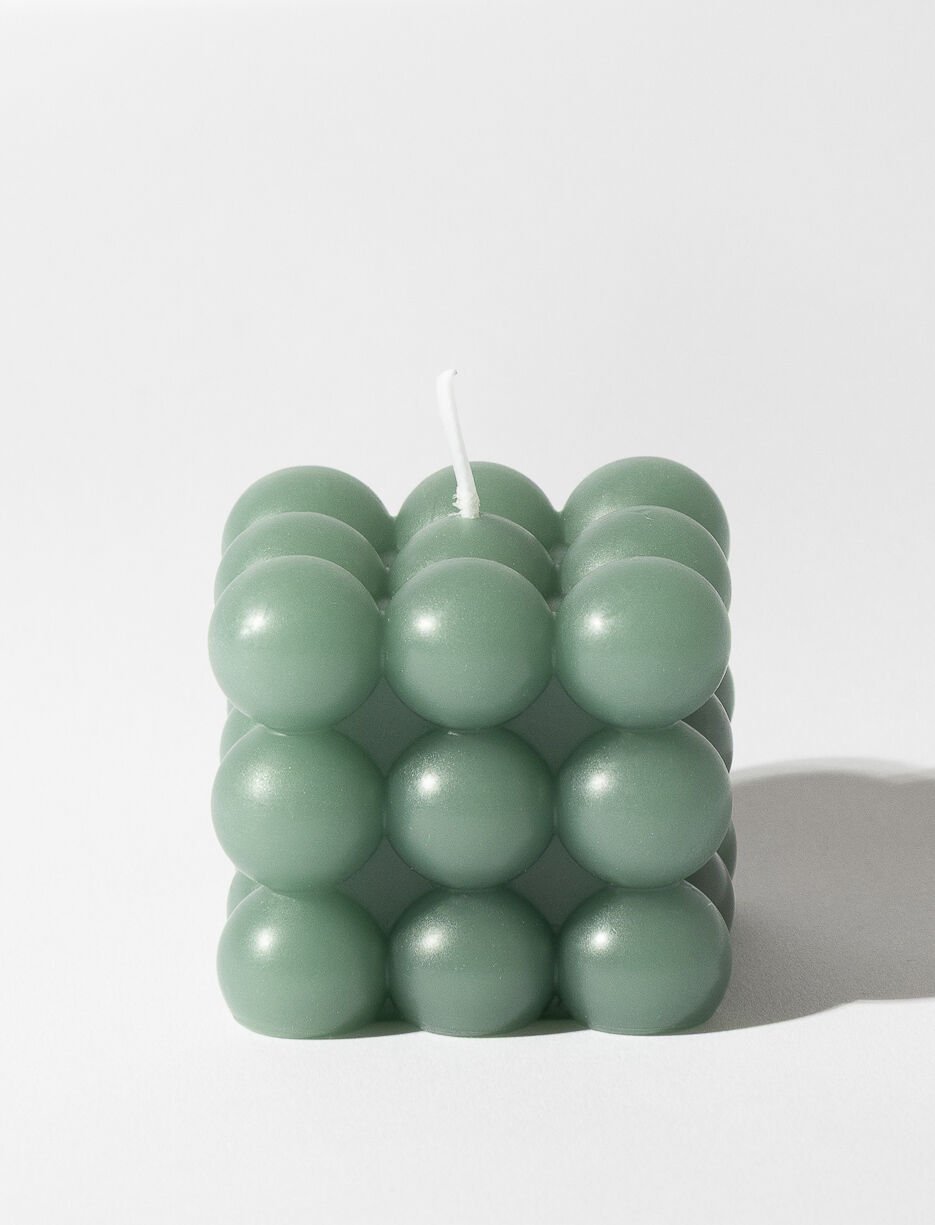 Chandelle bulle verte