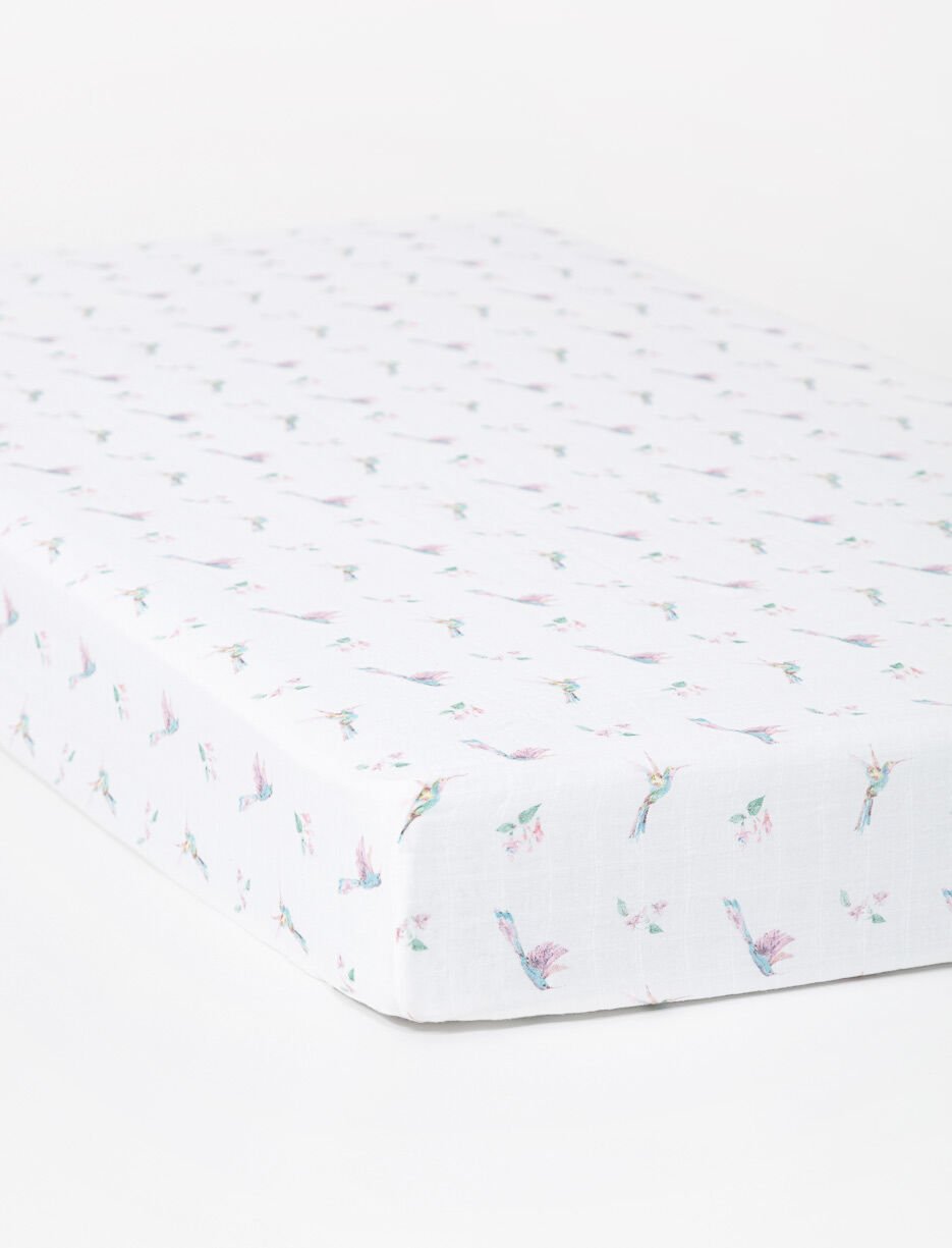 Drap-housse en mousseline