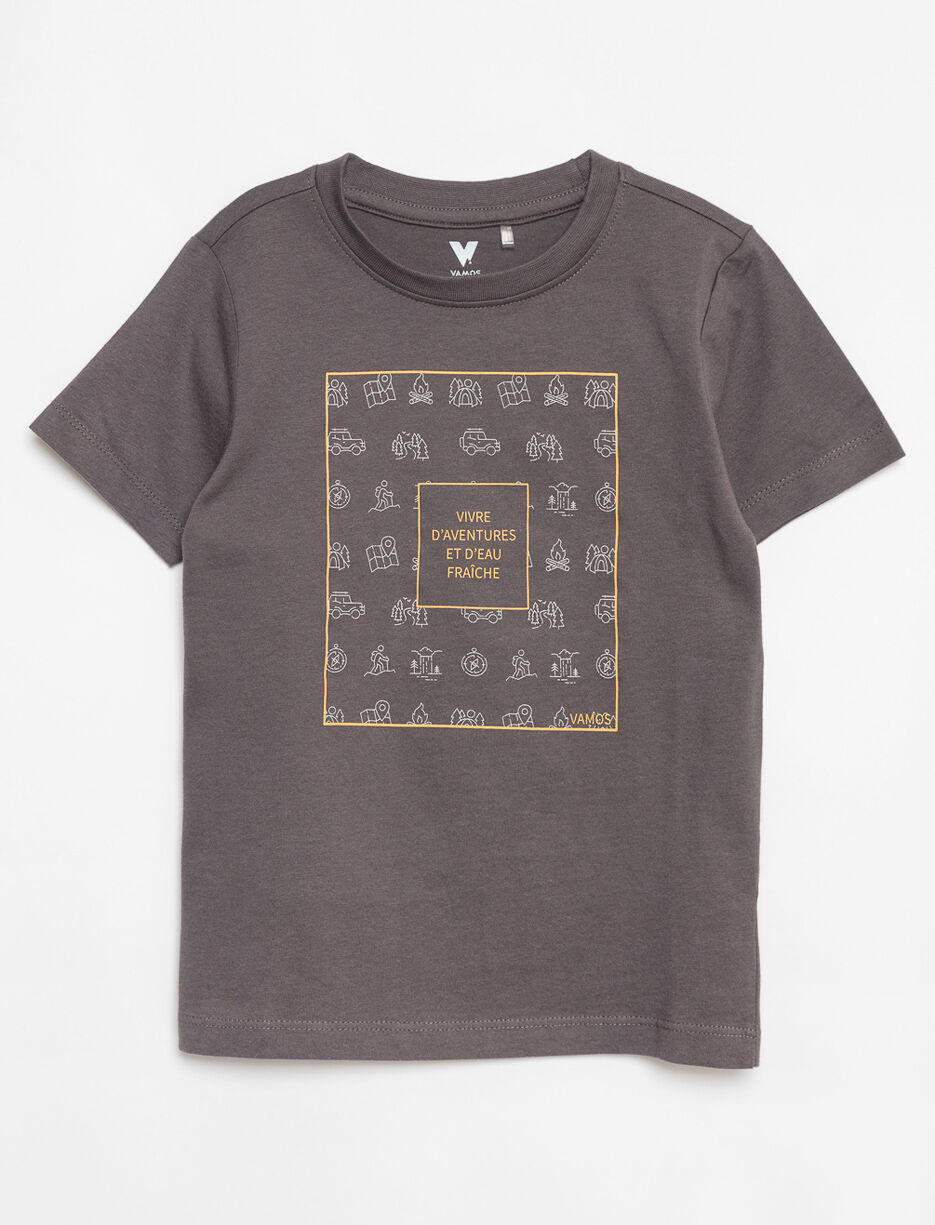 T-shirt imprimé à manches courtes