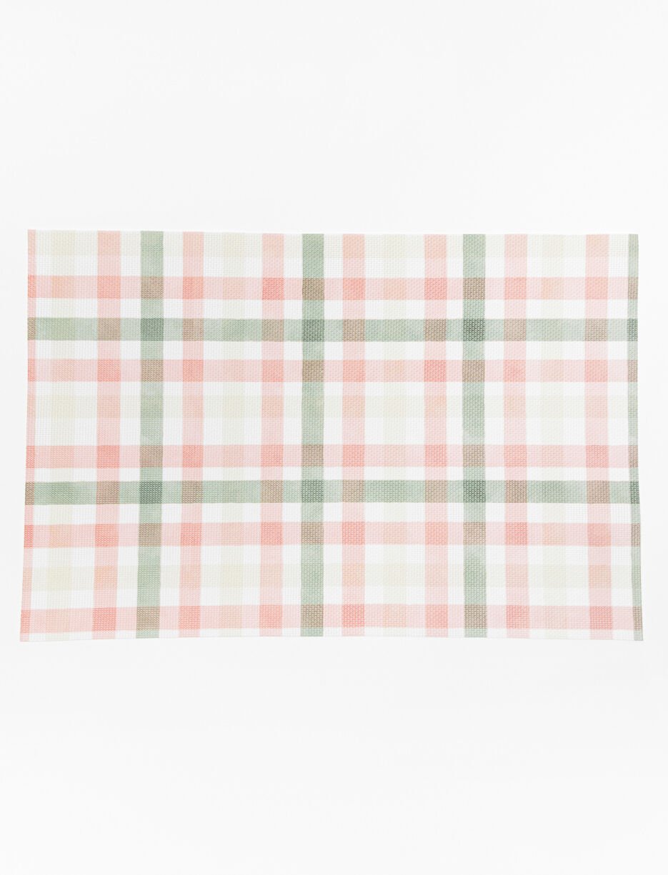 Napperon à carreaux