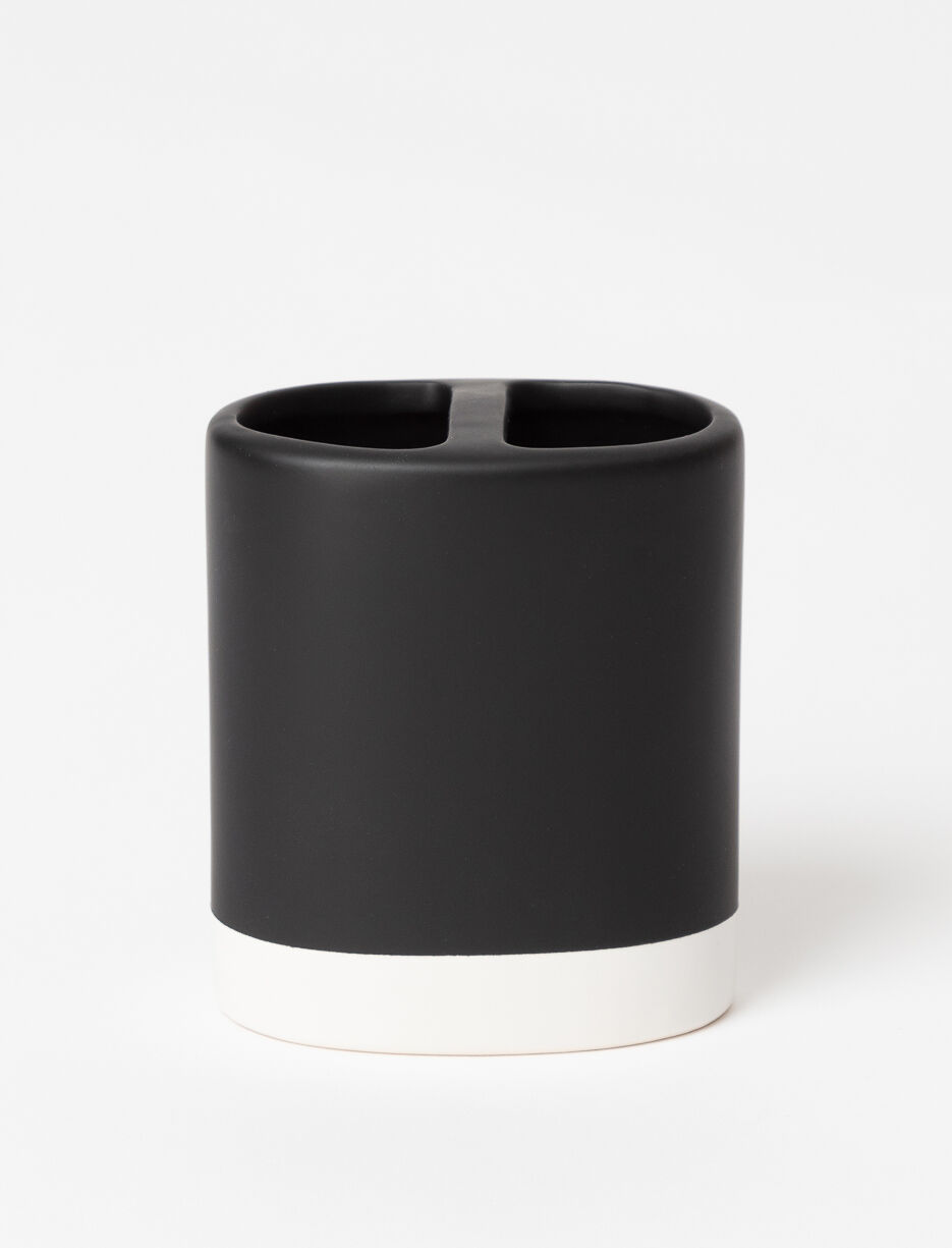 Porte-brosses &agrave; dents deux tons