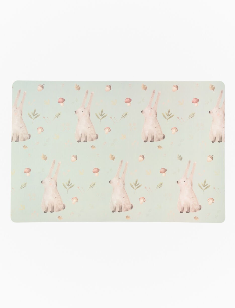 Napperon à motif lapins