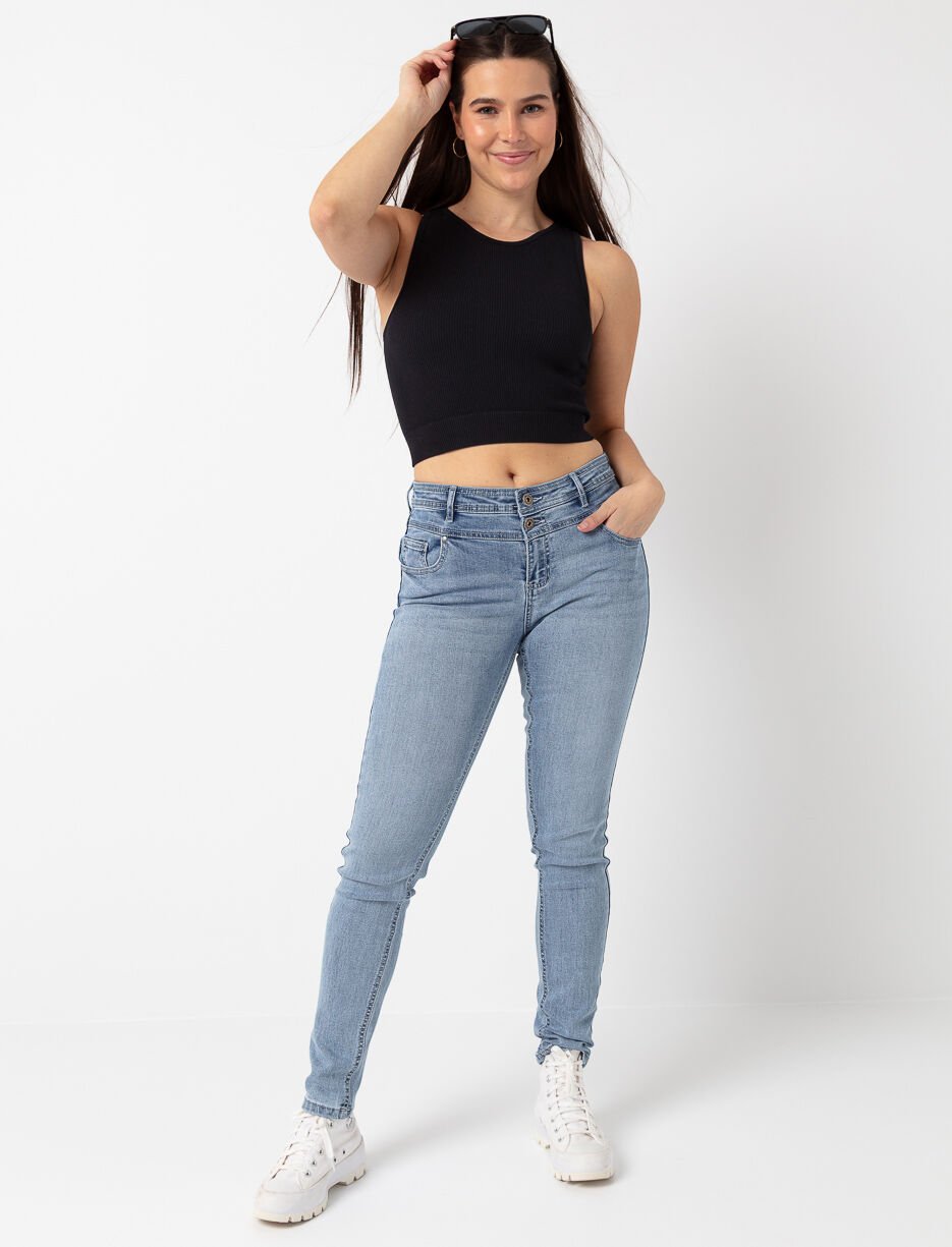 Regular-rise Skinny Jeans