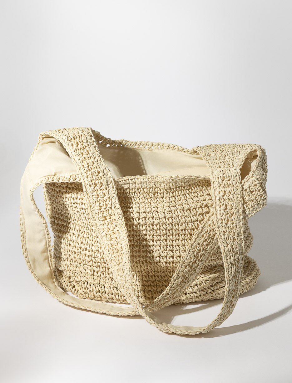 Sac fourre-tout en paille