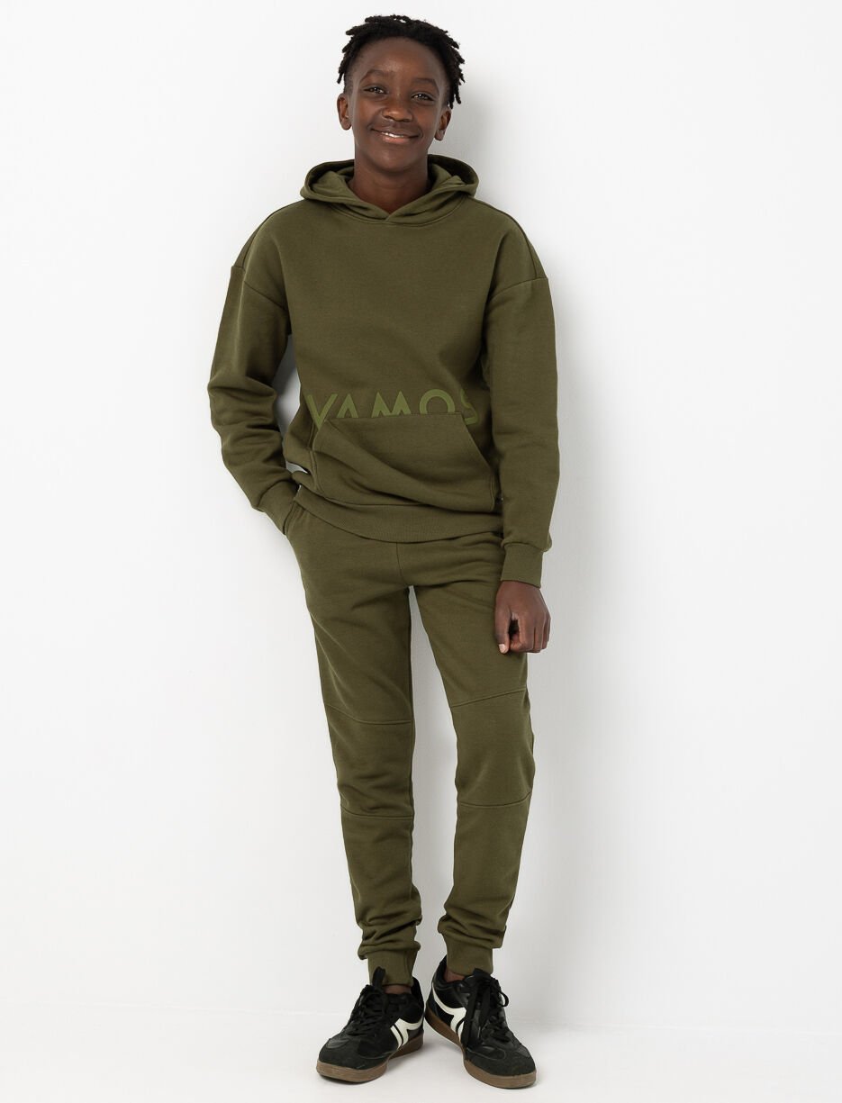 Fleece Pants with Elastic Waist