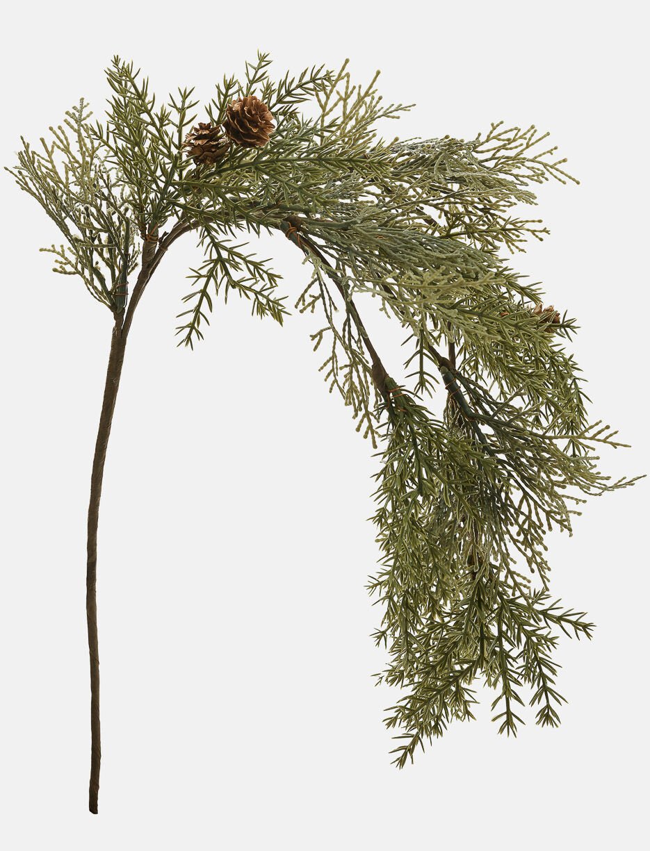 Branche artificielle de cèdre pleureur Branche artificielle de cèdre pleureur