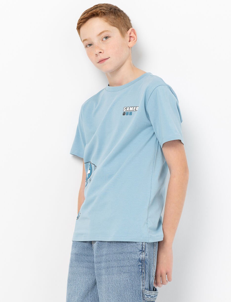 Printed Crew-neck T-shirt