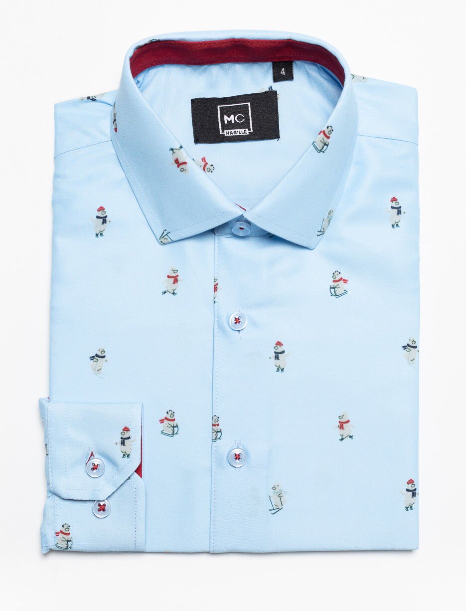 Chemise habillée à motif - petit garçon