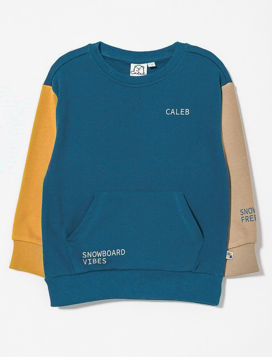 Organic Cotton Sweatshirt with Pocket – Little Boy