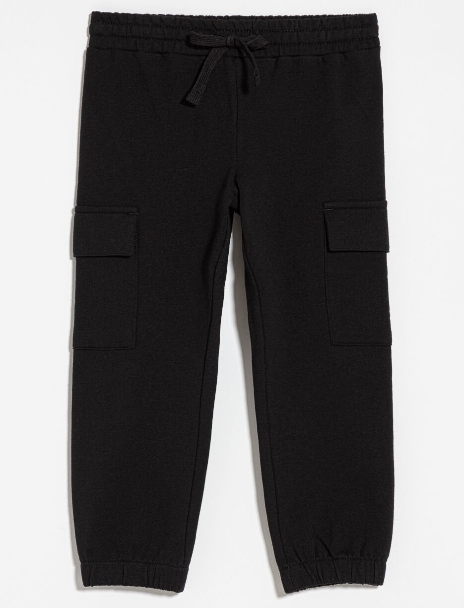 Jogger uni à poches cargo