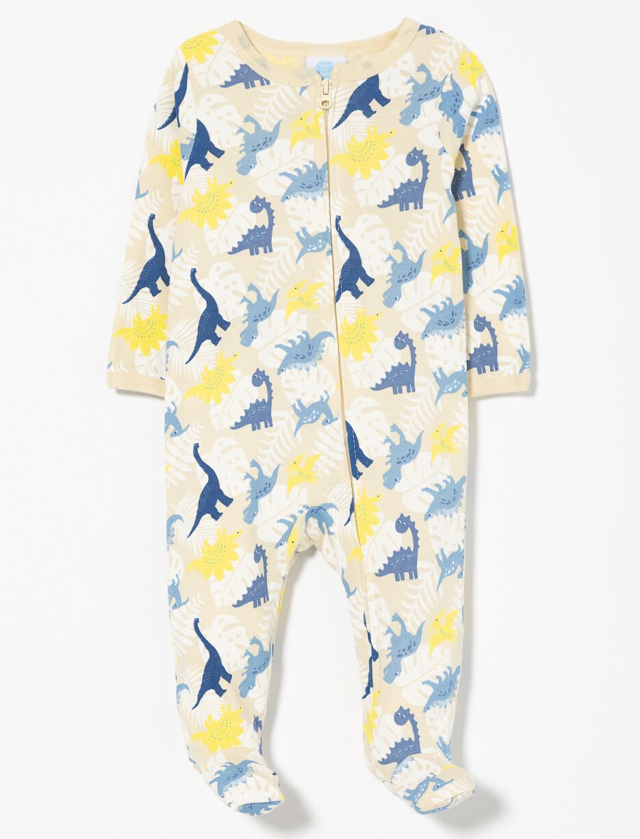 Onesie PJ with Dinosaur Print
