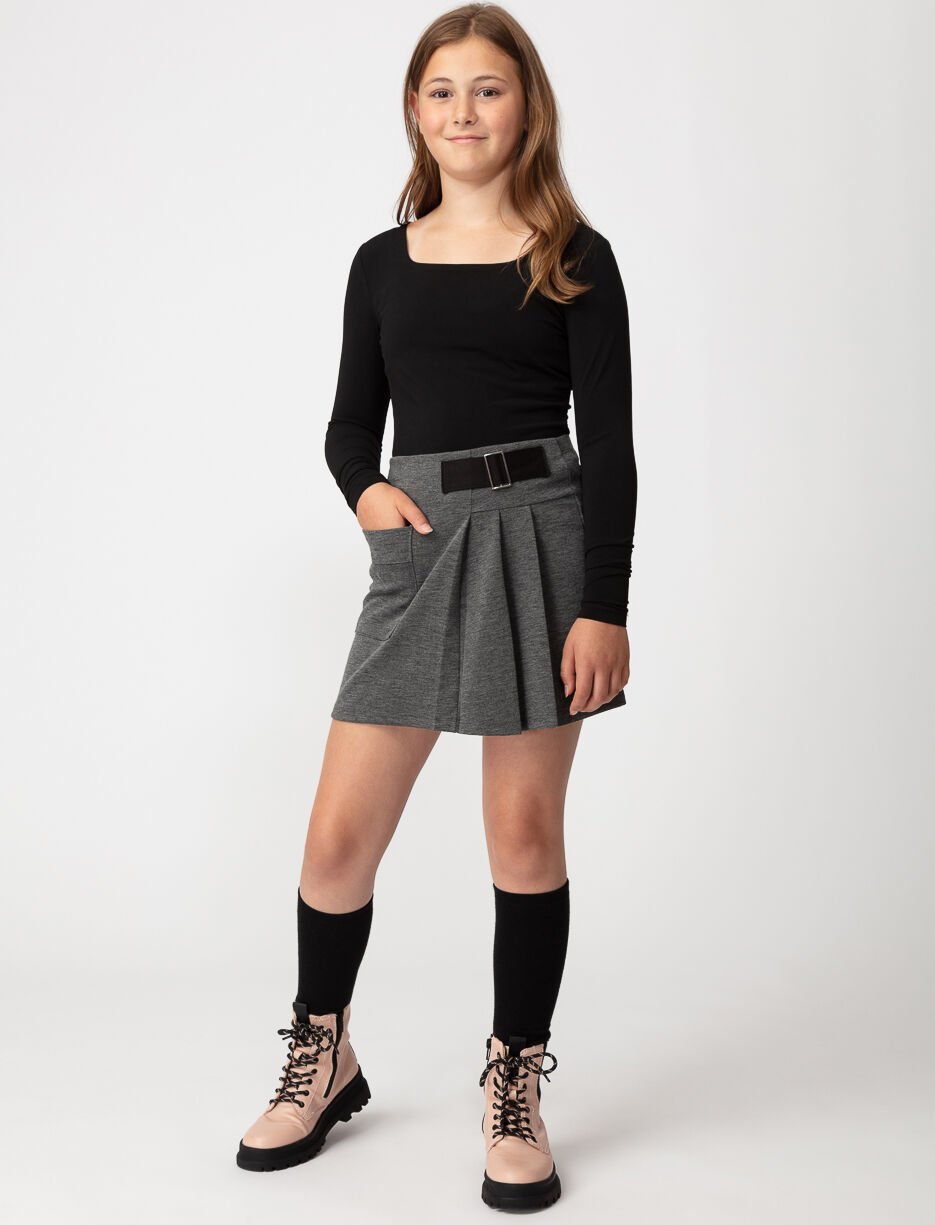 Justaucorps à encolure carrée