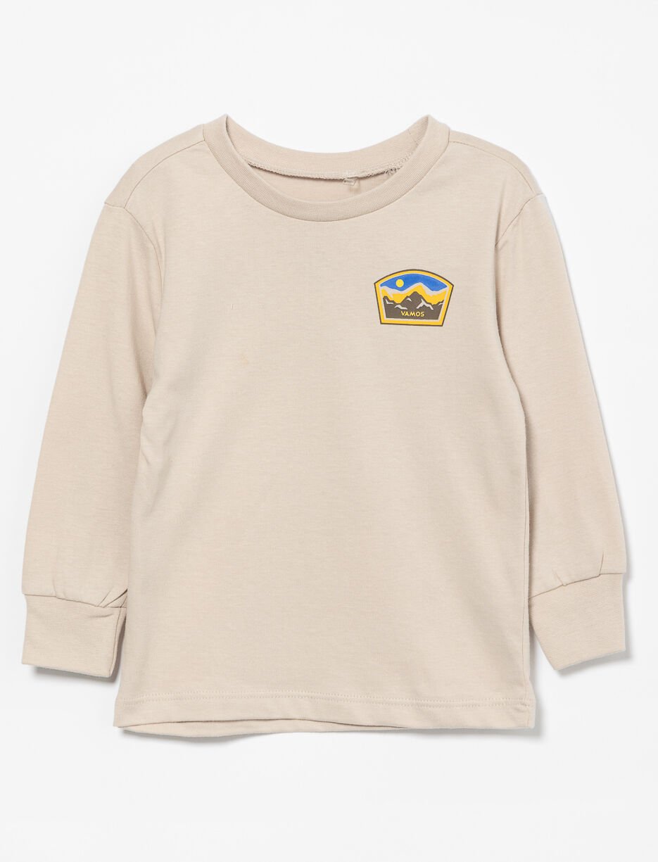 T-shirt imprimé au dos en coton bio - bébé garçon