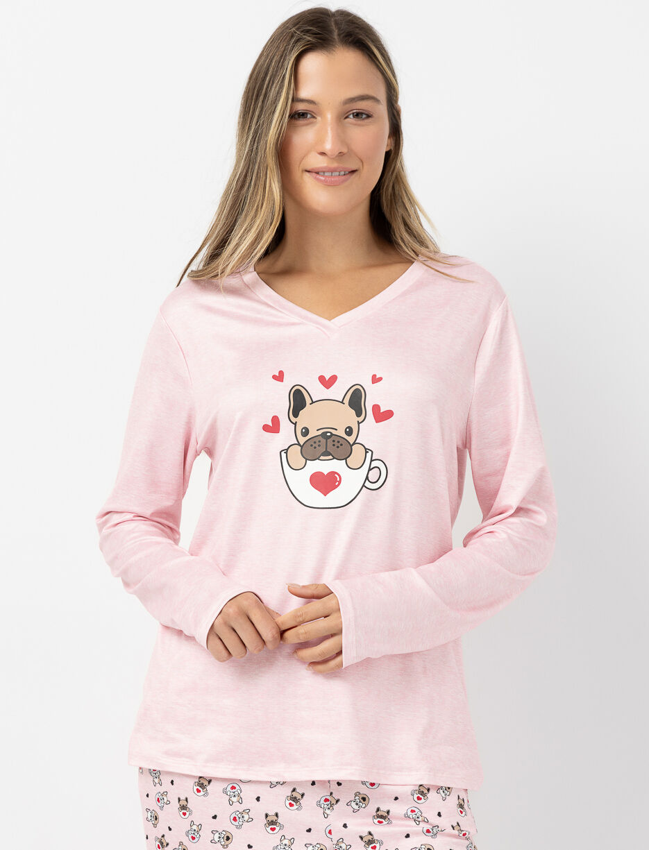 T-shirt de pyjama imprimé