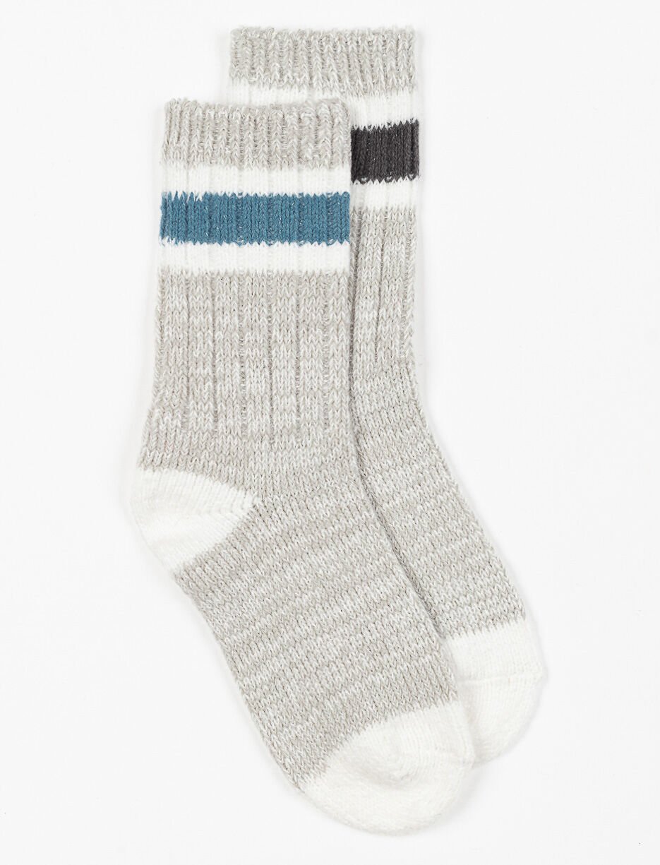 Chaussettes à bordure colorée - paquet de 2