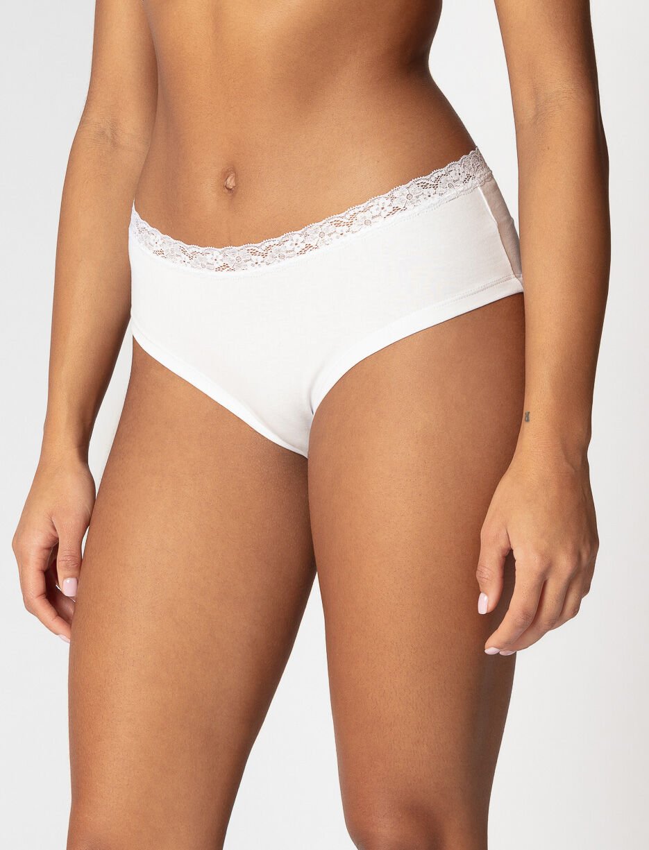 Culotte bikini à dentelle