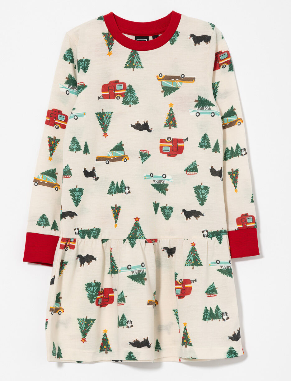 Chemise de nuit imprimée Noël - petite fille