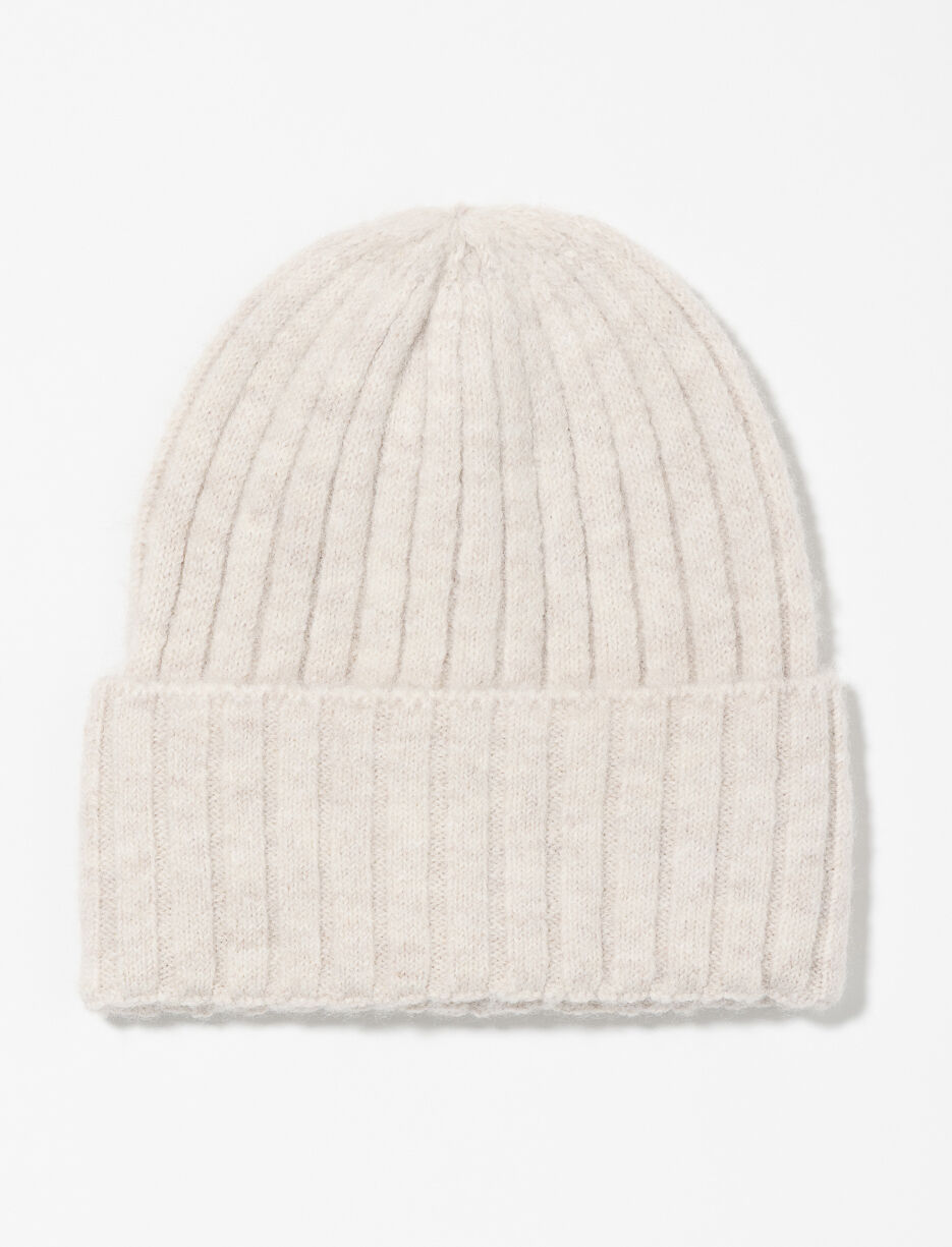 Tuque en tricot côtelé