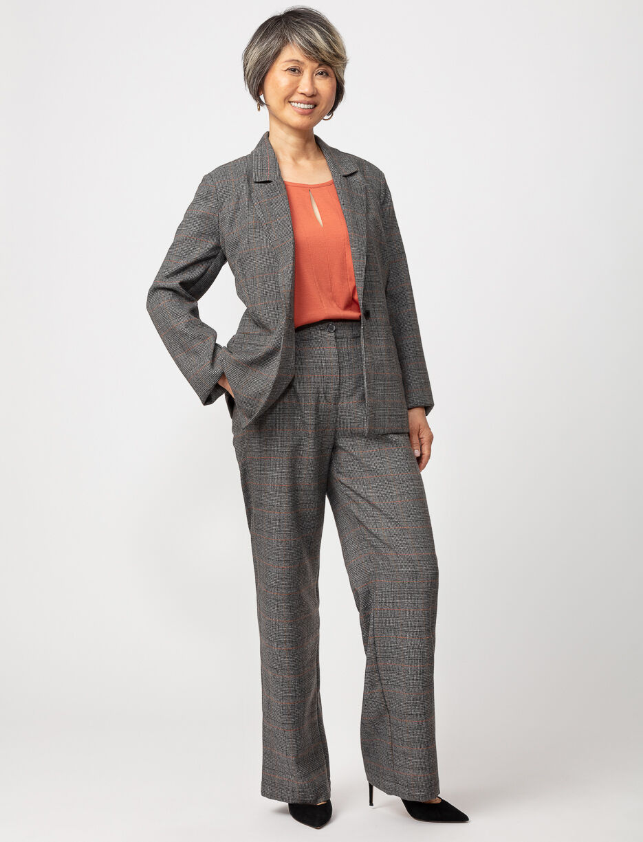 Veston &agrave; carreaux