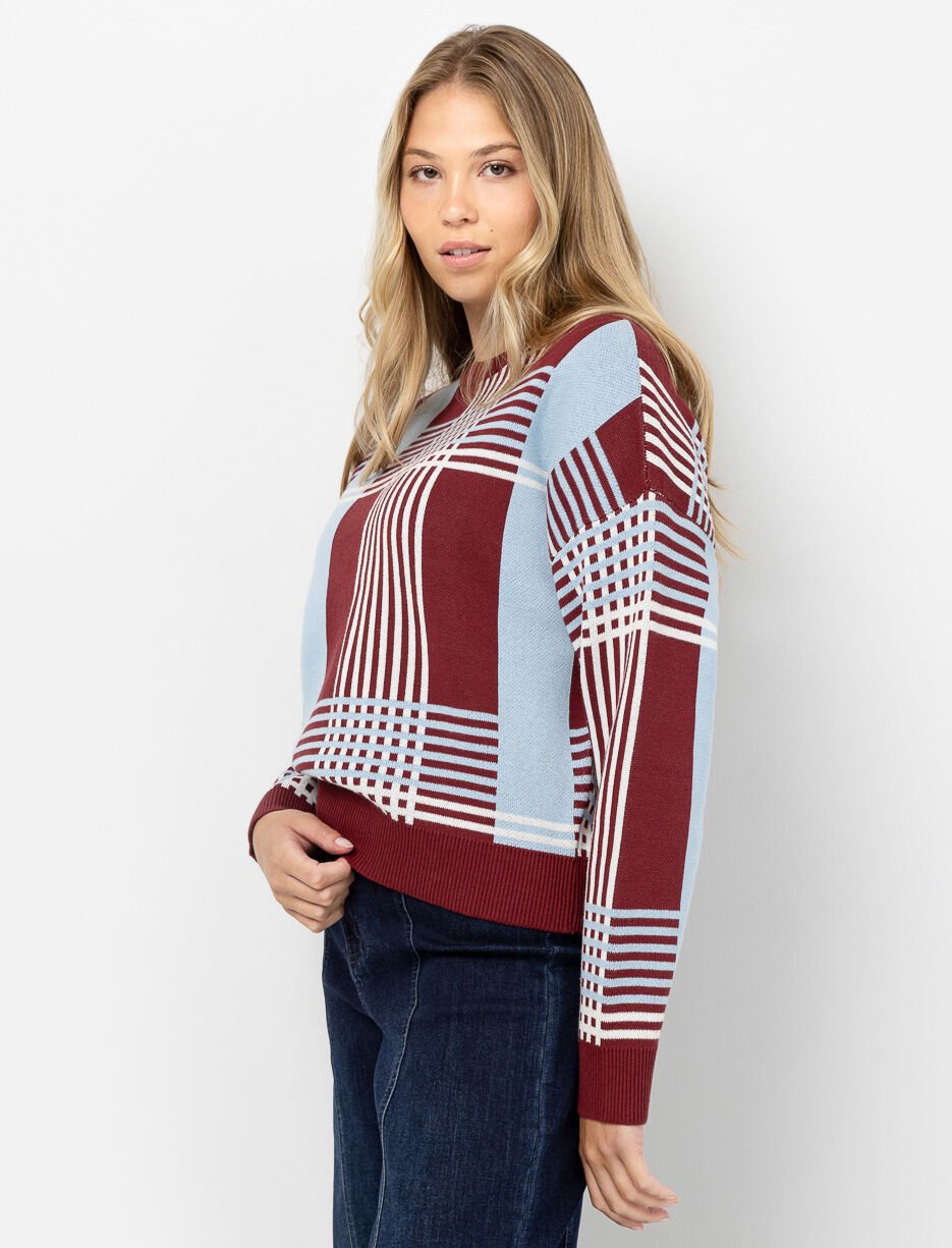 Chandail en tricot à motif jacquard