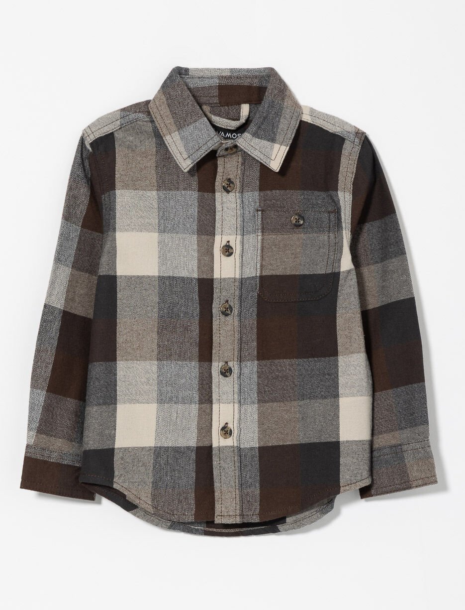 Chemise en flanelle à carreaux
