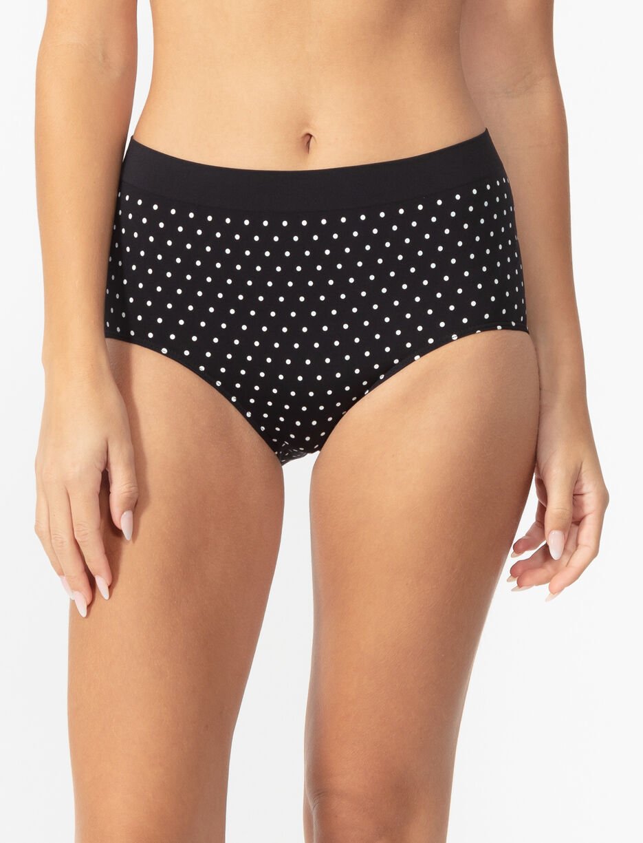 Culotte taille haute imprimée