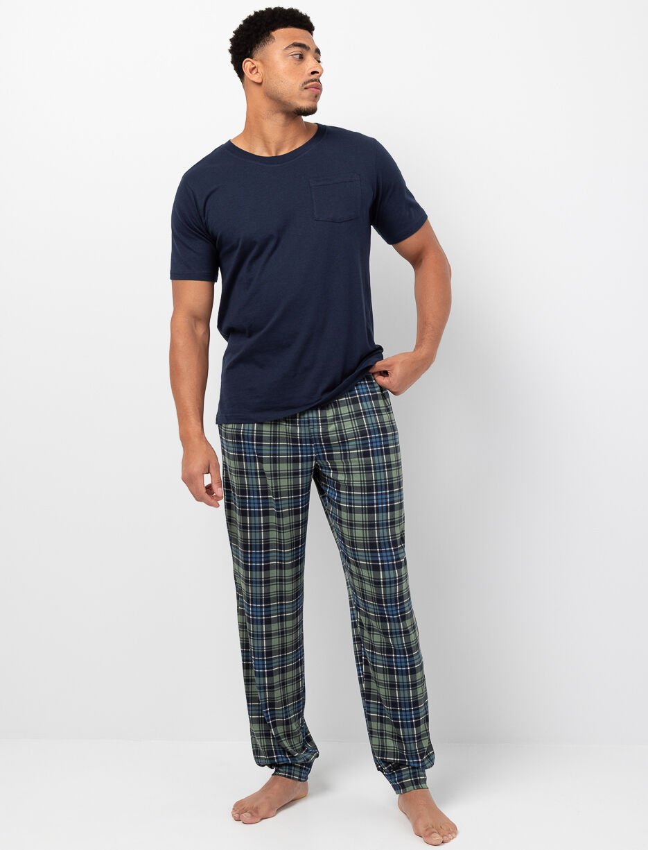 2-piece Plaid PJ Set