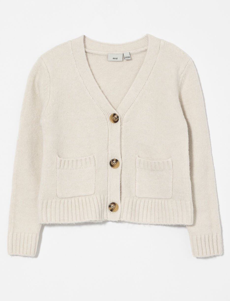 Cardigan décontracté en tricot - ado fille